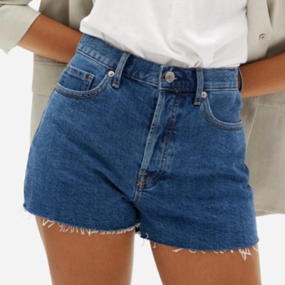 Everlane Women's Raw Hem Denim Shorts Size 28